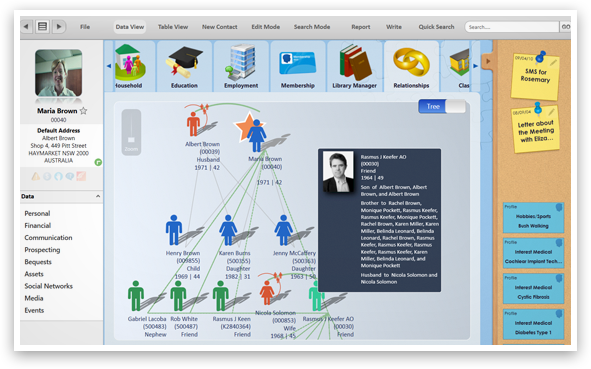 Contact Form with Relationship View